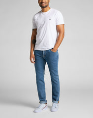 Lee Rider Męskie Spodnie Jeansowe Mid Stone L701MG44 112117619