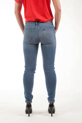 LEE SCARLETT DAMSKIE SPODNIE JEANSOWE LIGHT USED L526SIVF 112111917