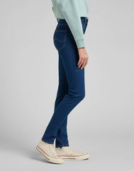 Lee Scarlett High Damskie Sdponie Jeansowe Jeansy Dark Zuri L626OPOR 112145308