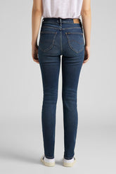 LEE SCARLETT HIGH DAMSKIE SPODNIE JEANSOWE DARK DE NIRO L626DTBS 112114151