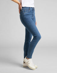 Damskie Spodnie Jeansowe Lee Scarlett High Jeansy Mid Madison L626QDDM 112140398
