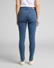 Damskie Spodnie Jeansowe Lee Scarlett High Jeansy Mid Madison L626QDDM 112140398