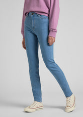 Damskie Spodnie Lee Scarlett High Jeansowe Light Lita L626OPVM 112145309