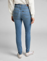 LEE SCARLETT HIGH DAMSKIE SPODNIE JEANSOWE MID BLUE L626EMXT 112145306