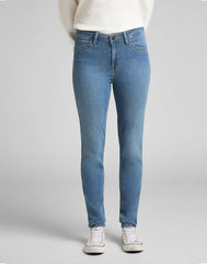 Damskie Spodnie Jeansowe Lee Scarlett High Mid Blue L626EMXT 112145306