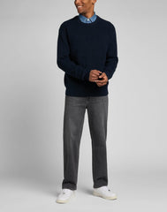 Lee Seasonal Crew Męski Sweter Klasyczny Mood L83ZDD61 112322656