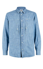 LEE SEASONAL WORKER SHIRT MĘSKA KOSZULA MATERIAŁOWA WORKWEAR BLUE L67YXQKR 112116975