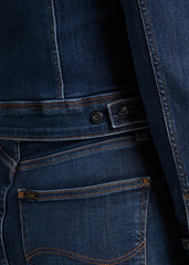 Damska Kurtka Jeansowa Lee Slim Rider Dark Hunt L541MOHW 112112683