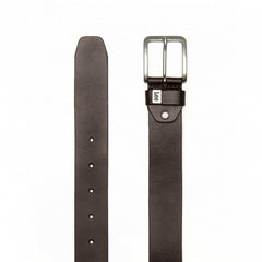 LEE SMALL LOGO BELT MĘSKI PASEK SKÓRZANY KLASYCZNY DARK BROWN LA035324 112124607