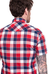 Męska Koszula Lee SS Western Bright Red L640NMEF 112115286