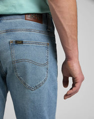 LEE STRAIGHT FIT XM MĘSKIE SPODNIE JEANSOWE FIELD BLUE L71WVTAG 112145537