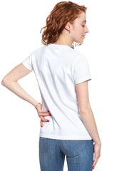 Damski T Shirt Lee Crew Neck Tee Bright White L41LETLJ 112109060