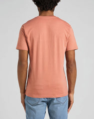LEE WOBBLY LOGO TEE MĘSKI T-SHIRT KOSZULKA NADRUK LOGO RUST L65QAIUK 112145360