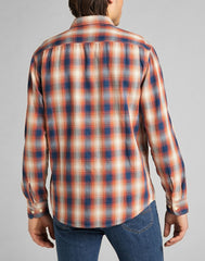 LEE WORKER SHIRT BURNT OCHRE L68HMJBH 112140615