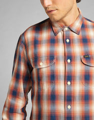 LEE WORKER SHIRT BURNT OCHRE L68HMJBH 112140615