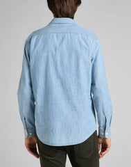 LEE WORKER SHIRT MĘSKA KOSZULA JEANSOWA VINTAGE INDIGO L68HNSSR 112140621