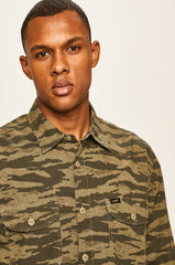 LEE WORKER SHIRT MĘSKA KOSZULA UTILITY GREEN L68HDYNG 112117128