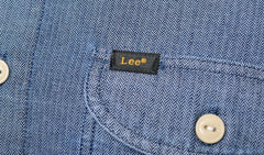 LEE WORKER SHIRT RELAXED FIT MĘSKA KOSZULA JEANSOWA DARK NAVY L68HJLNM 112117131
