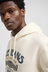MĘSKA BLUZA LEE BIG LOGO HOODIE ECRU 112370452