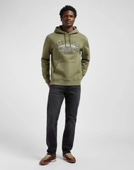 MĘSKA BLUZA LEE BIG LOGO HOODIE MERCANTILE GREEN 112370453