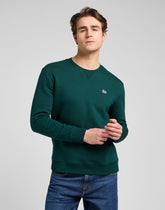 Męska Bluza Lee Patch Crew SWS Jade Forest 112371836