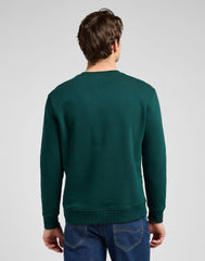 Męska Bluza Lee Patch Crew SWS Jade Forest 112371836