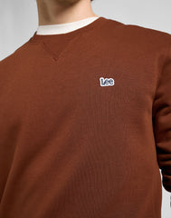 Męska Bluza Lee Patch Crew SWS Luxe Brown 112371910
