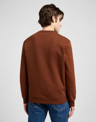 Męska Bluza Lee Patch Crew SWS Luxe Brown 112371910