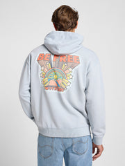 Męska Bluza Lee Relaxed Graphic Hoodie Concrete Gra 112364071