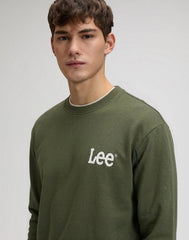 MESKA BLUZA LEE WOBBLY LEE SWS LICHEN OLIVE 112376437