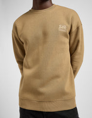 Męska Bluza Lee WW Essential Crew Dark Khaki 112372357