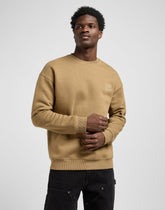 Męska Bluza Lee WW Essential Crew Dark Khaki 112372357