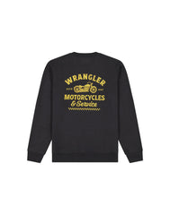 Męska Bluza Wrangler Americana Crew Black 112377980