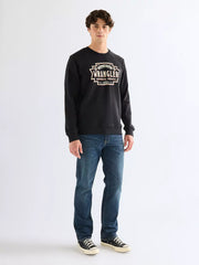MĘSKA BLUZA WRANGLER AMERICANA CREW BLACK 112378988