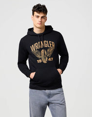 Męska Bluza Wrangler Americana Hoodie Black 112371457