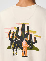 Męska Bluza Wrangler Crewneck Sweatshirt Vintage White 112357321