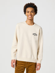 Męska Bluza Wrangler Crewneck Sweatshirt Vintage White 112357321