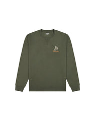Męska Bluza Wrangler Embroidery Crew Deep Depths 112378020