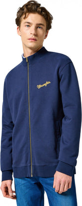 Meska Bluza Wrangler Funnel Neck Zip Navy 112350547