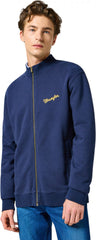 Meska Bluza Wrangler Funnel Neck Zip Navy 112350547