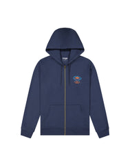 MESKA BLUZA WRANGLER GRAPHIC ZIP HOODIE NAVY 112378028