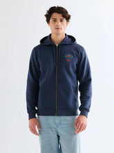 Meska Bluza Wrangler Graphic Zip Hoodie Navy 112378028