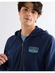 MESKA BLUZA WRANGLER GRAPHIC ZIP HOODIE NAVY 112378987