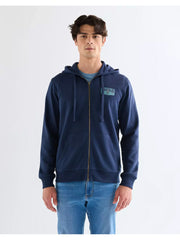 MESKA BLUZA WRANGLER GRAPHIC ZIP HOODIE NAVY 112378987