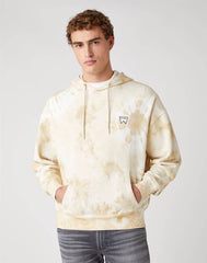 Męska Bluza Wrangler Hoodie Papyrus W6E1HAXME 112130725