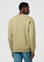 Męska Bluza Wrangler Sign Off Crew Aloe 112371463