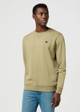 Męska Bluza Wrangler Sign Off Crew Aloe 112371463