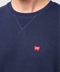 Meska Bluza Wrangler Sign Off Crew Navy 112350534