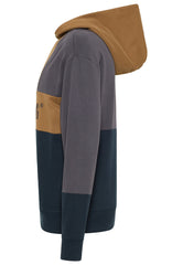 Męska Bluza z Kapturem Mustang Logo Bennet Color Block Carbon 1014506 4135