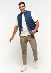 Kamizelka Męska Mustang Dublin Dress Blues 1014781 5334